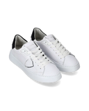 sneakers donna philippe model paris btld v010 -temple veau blanc noir