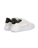 sneakers uomo philippe model paris btlu vz01 temple low man veau cerf blanc brun