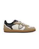 sneakers donna philippe model paris pgld xg01 pgal low woman mixage glitter blanc noir