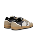 sneakers donna philippe model paris pgld xg01 pgal low woman mixage glitter blanc noir