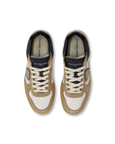 sneakers donna philippe model paris pgld xg01 pgal low woman mixage glitter blanc noir