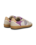 sneakers donna philippe model paris pgld xg03 pgal low woman mixage glitter blanc fucsia
