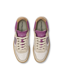 sneakers donna philippe model paris pgld xg03 pgal low woman mixage glitter blanc fucsia