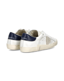sneakers uomo philippe model paris prlu vz03 paris x veau cerf_blanc bleu